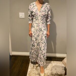 Club Monaco floral maxi dress